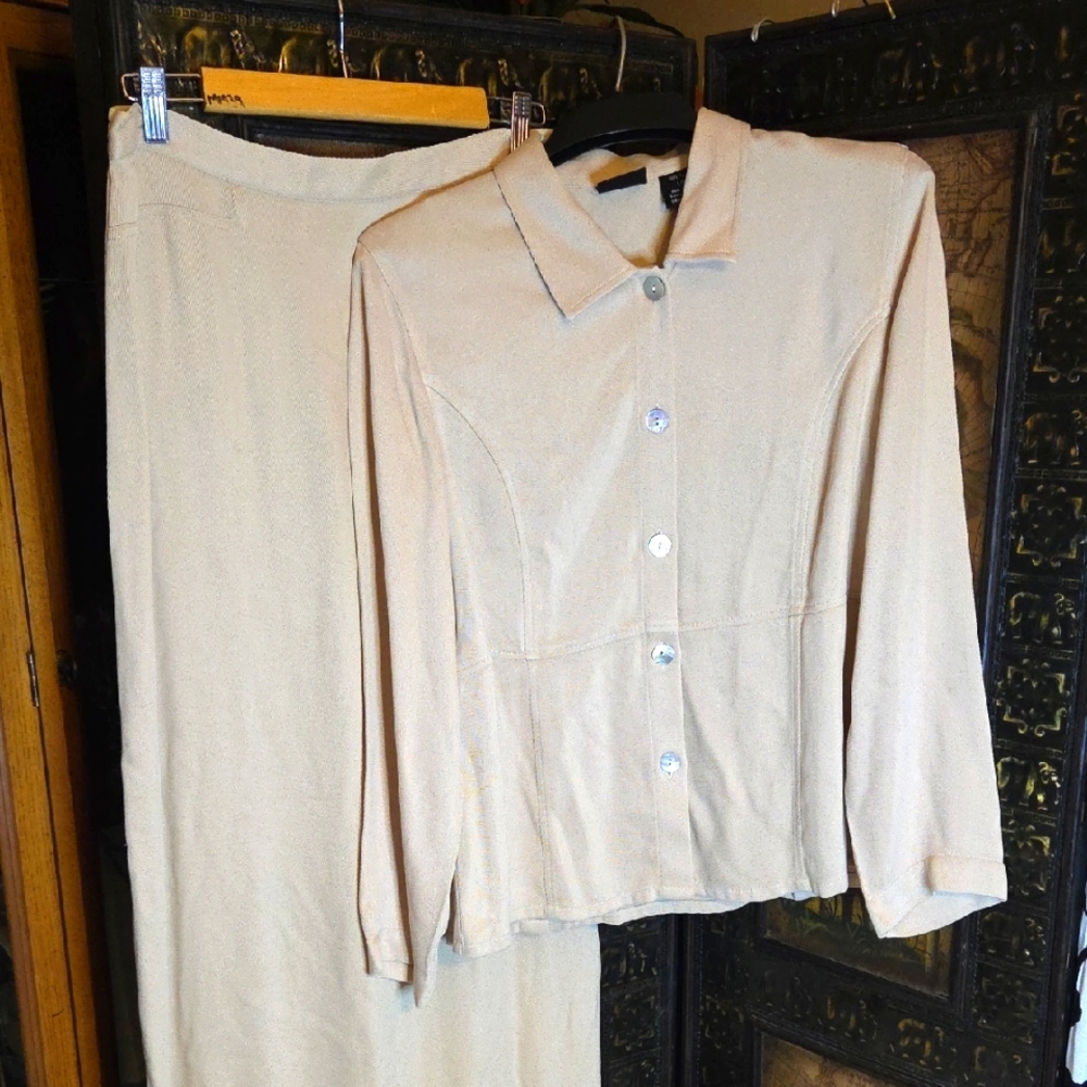 Casual Beige Suit